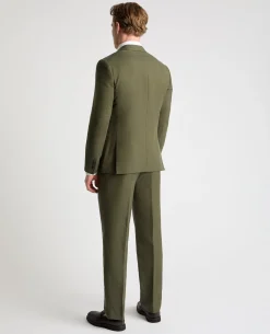Slim Fit Linen Rich Suit