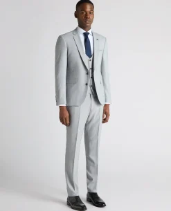 Slim Fit Micro Houndstooth Suit
