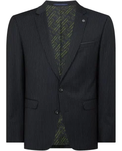 Slim Fit Pinstripe Wool Rich Suit