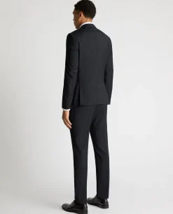 Slim Fit Pinstripe Wool Rich Suit