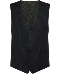Slim Fit Pinstripe Wool Rich Suit