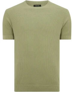 Slim Fit Wafffle Knitted Tee