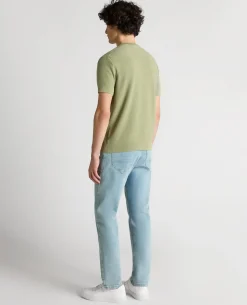 Slim Fit Wafffle Knitted Tee