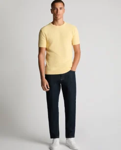 Slim Fit Wafffle Knitted Tee