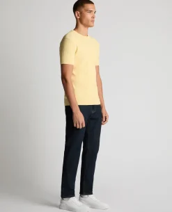 Slim Fit Wafffle Knitted Tee