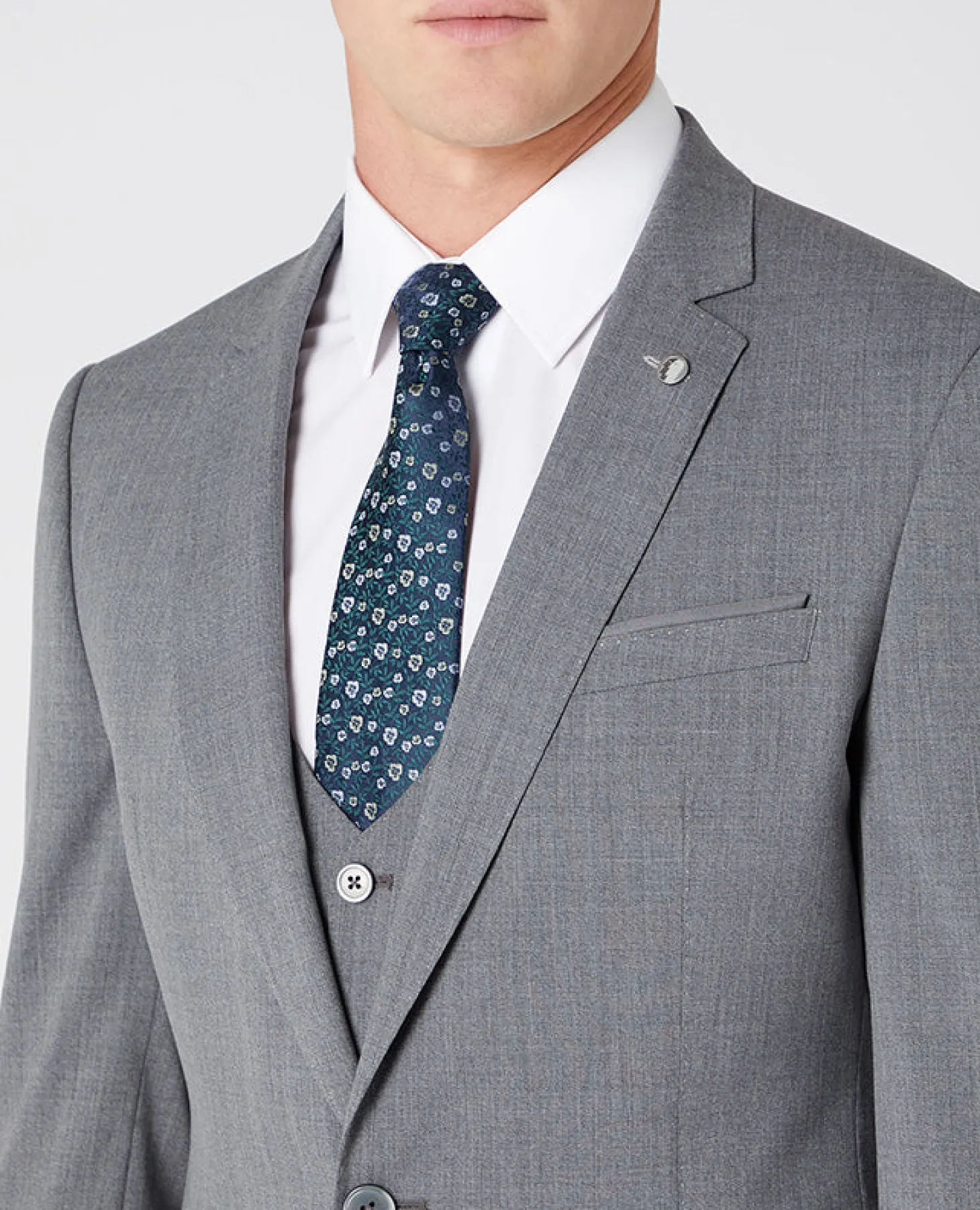 Slim Fit Wool-Blend Stretch Mix and Match Suit