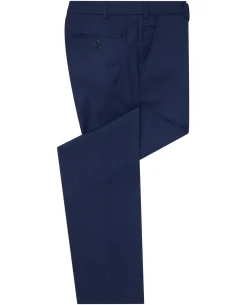 Slim Leg Checked Stretch Formal Trousers