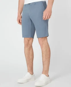 Slim Leg Cotton-Stretch Chino Short