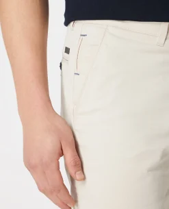 Slim Leg Cotton-Stretch Chino Short