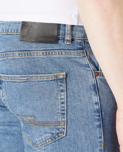 Slim Leg Cotton-Stretch Jeans