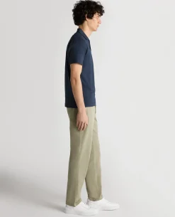 Slub Yarn Jersey Polo Shirt