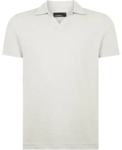 Slub Yarn Jersey Polo Shirt
