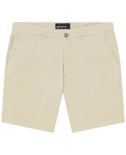 Stone Slim Leg Cotton-Stretch Chino Short