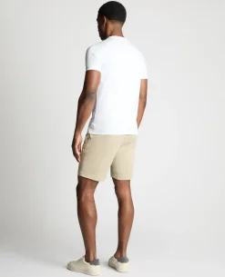 Stone Slim Leg Cotton-Stretch Chino Short