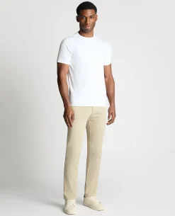 Stone Slim Leg Cotton-Stretch Chinos