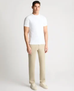 Stone Straight Leg Cotton Stretch Chino