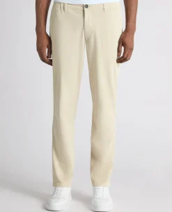 Stone Straight Leg Cotton-Blend Chinos