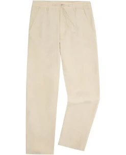 Stone Straight Leg Linen Trousers