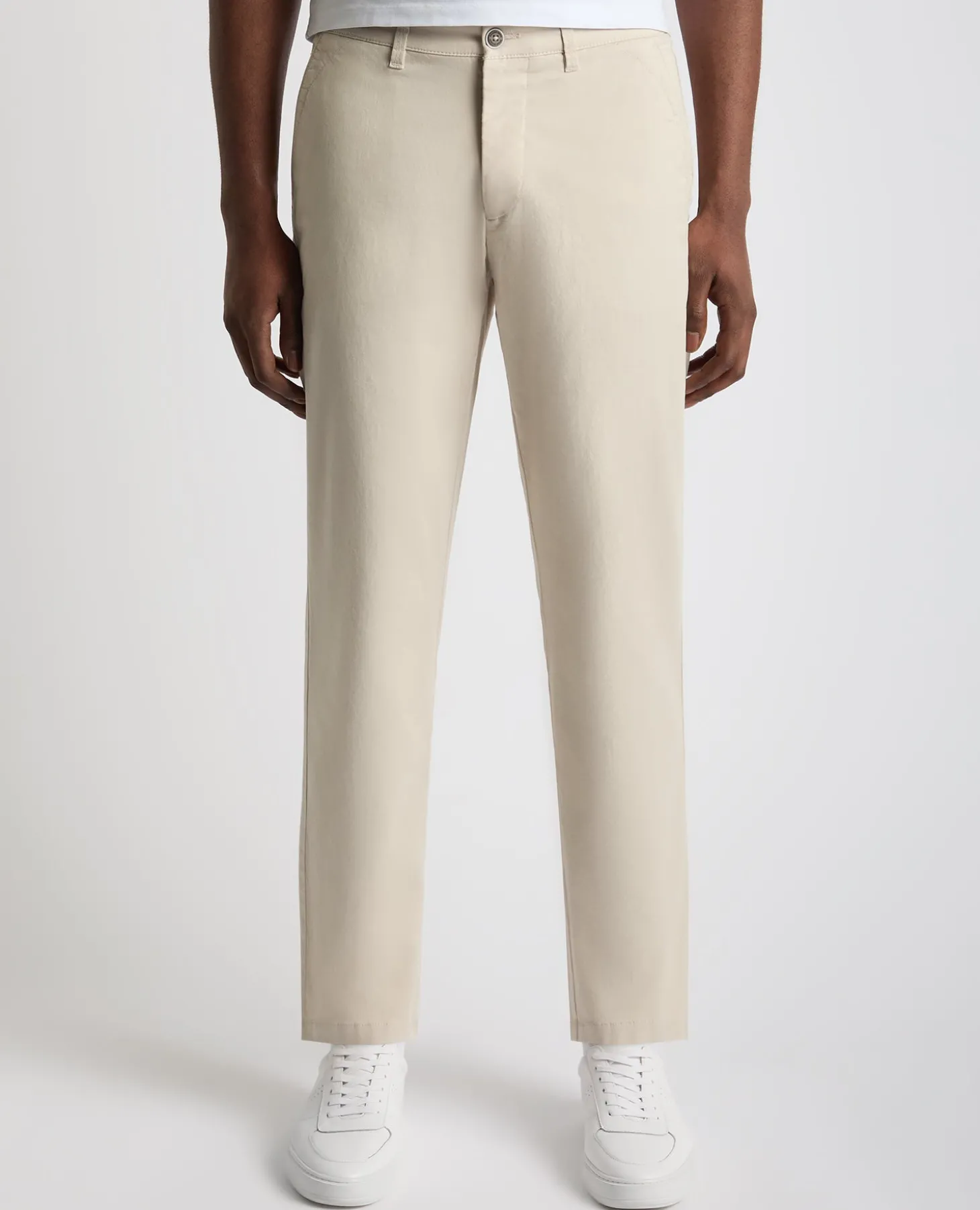 Straight Leg Cotton Stretch Chino