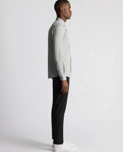 Tapered Fit Brushed Cotton Shirt