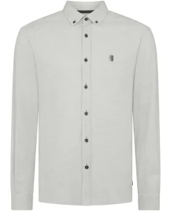 Tapered Fit Brushed Cotton Shirt