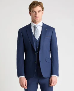 Tapered Fit Checked Stretch Suit