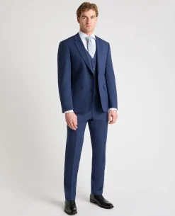 Tapered Fit Checked Stretch Suit