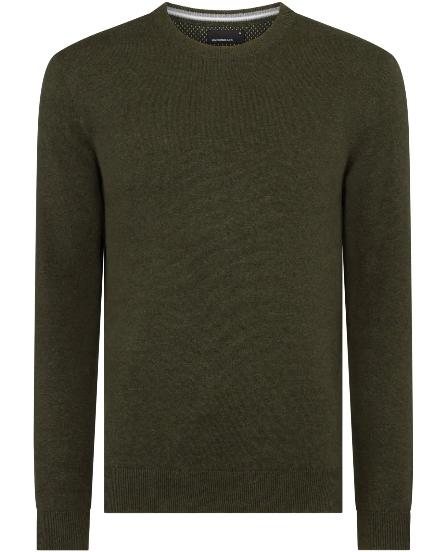 Tapered Fit Cotton Crew Neck Sweater