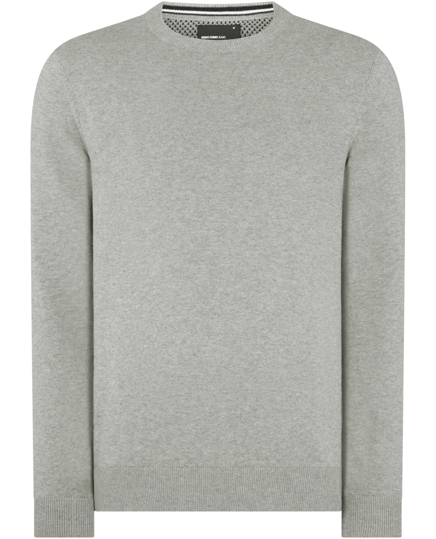 Tapered Fit Cotton Crew Neck Sweater