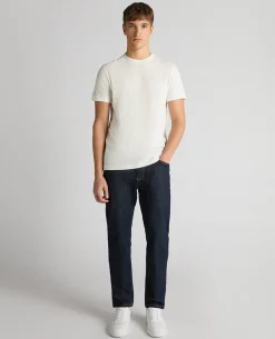 Tapered Fit Cotton Crew Neck Tee