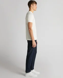 Tapered Fit Cotton Crew Neck Tee