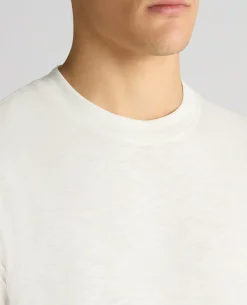 Tapered Fit Cotton Crew Neck Tee