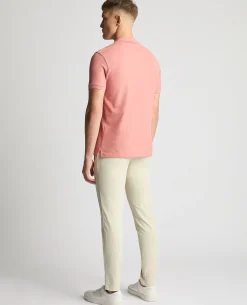 Tapered Fit Cotton Pique Polo Shirt