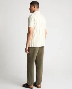 Tapered Fit Cotton Print Shirt