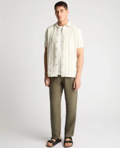 Tapered Fit Cotton Print Shirt