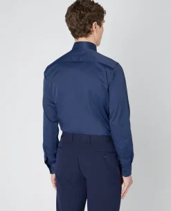 Tapered Fit Cotton Stretch Shirt