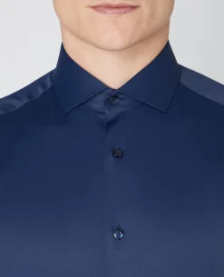 Tapered Fit Cotton Stretch Shirt