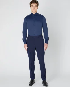 Tapered Fit Cotton Stretch Shirt