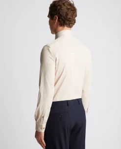 Tapered Fit Cotton Stretch Shirt