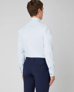 Tapered Fit Cotton Stretch Shirt