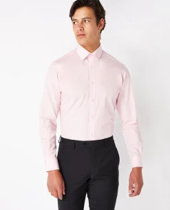 Tapered Fit Cotton-Blend Shirt