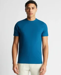 Tapered Fit Cotton-Stretch T-Shirt