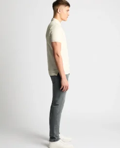 Tapered Fit Cotton-Stretch Polo Shirt