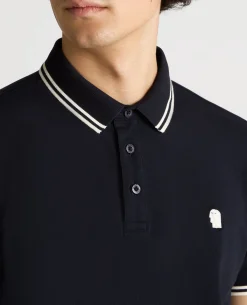 Tapered Fit Cotton-Stretch Polo Shirt