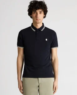Tapered Fit Cotton-Stretch Polo Shirt