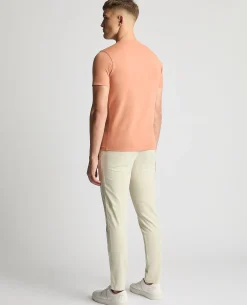 Tapered Fit Cotton-Stretch T-Shirt