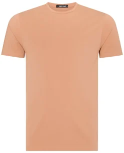 Tapered Fit Cotton-Stretch T-Shirt