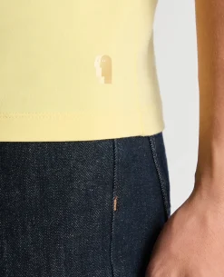 Tapered Fit Cotton-Stretch T-Shirt