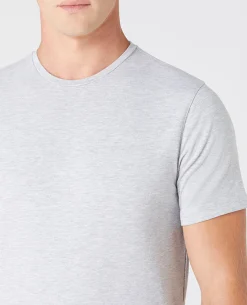 Tapered Fit Cotton-Stretch T-Shirt