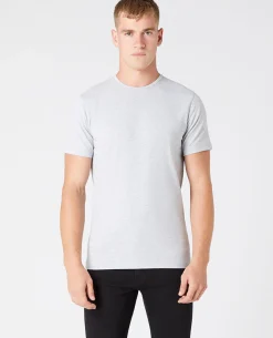 Tapered Fit Cotton-Stretch T-Shirt